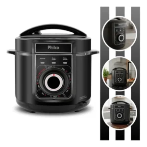 Panela De Pressão Elétrica Ppp02pi 900w 220v Philco Preto 220v
