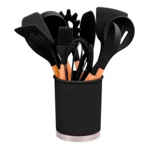 Kit 12 Peças Utensílios De Cozinha Em Silicone