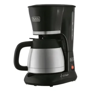 Cafeteira Black Decker Semi Automática Preta E Prata 220v Preto/prata 220v