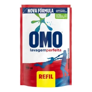Sabão Líquido Omo Lavagem Perfeita 900ml Refil Econômico