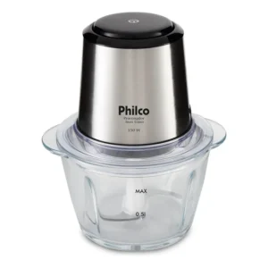 Processador Philco Inox Glass 350w Pps01i Cor Preto/Inox