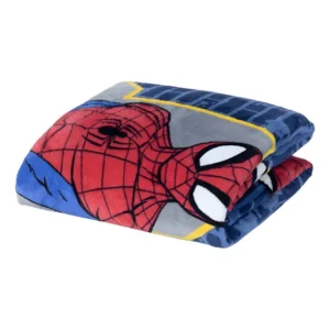 Manta Cobertor Casal 100% Original Disney Marvel Personagem Homem Aranha Spider Man Toque Macio Pelúcia Flannel 180g Tamanho 1,80 M X 2,20 M - Andreza Enxovais