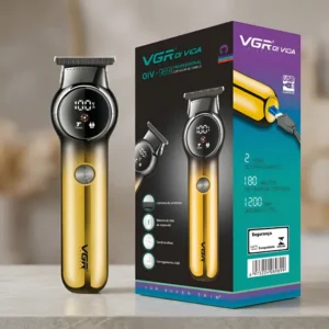 Máquina De Cabelo Corte Acabamento Vgr 989 Turbo Sem Fio