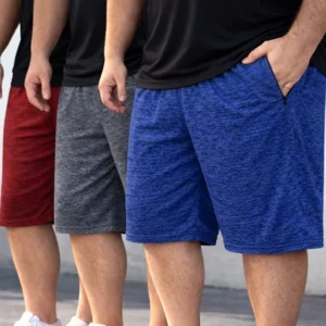 Kit 3 Bermuda Dry Fit Plus Size Masculina