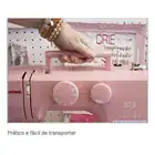 Máquina De Costura 12 Pontos 3112pk Janome Rosa Candy - Imagem 4