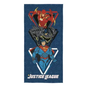 Toalha De Banho Aveludada Algodao Disney Liga Da Justiça Cor Liga Da Justiça