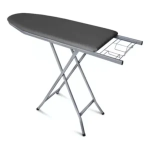 Tábua Para Passar Roupa Mesa Passadeira Extra Forte + Brinde Liso Cinza-escuro