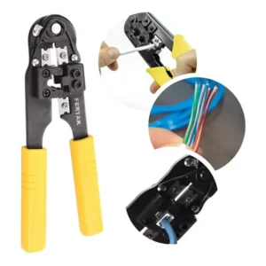 Alicate Crimpar Rj45 Corte Cabo De Rede Decapador Crimpador