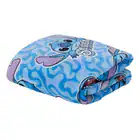Manta Cobertor Queen Oficial Disney Personagem Stitch Cool Toque Macio Pelúcia 100% Flannel 180g Infantil Tamanho 2,40 M X 2,20 M - Andreza Enxovais - Imagem 6