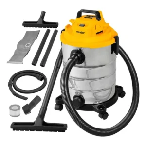 Aspirador De Pó E Água Profissional Inox 1200w 30l Vonder