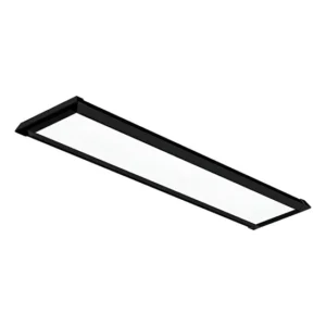 Luminária Retangular Led De Teto Taschibra Profissional Led Escritório Estrutura Cor Preto E Luz 3000k Ou 4000k Ou 6500k