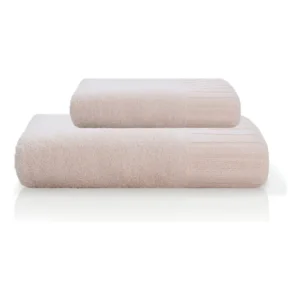 Toalha De Banho E Rosto Velour - 100% Algodão Fio Penteado Cor Rosé