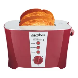 Torradeira Tosta Pane Vermelha 800w Britânia