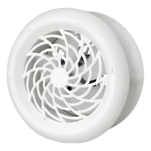 Exaustor Silencioso Venti-Delta Residencial Branco 25cm 5 Pás Alumínio