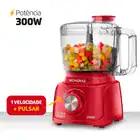 Mini Processador Turbo Pratic Mondial Mp-16 Vermelho 220v Vermelho 220v - Imagem 2