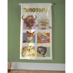 Toalha De Banho Zootopia 1,30mx70cm Licenciado Lepper Multicolorido Zootopia