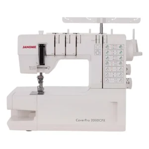 Máquina Galoneira 2000cpx Costura Lingerie Janome 220vts Branco 220v