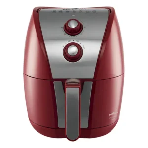 Fritadeira Air Fryer Britânia Brf11vi Inox Vermelha 4,4l 150 Cor Vermelho