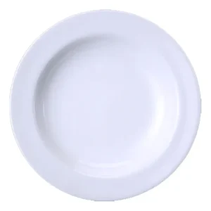 Conjunto Pratos Fundos Porcelana Schmidt Branco 23cm Jogo 6