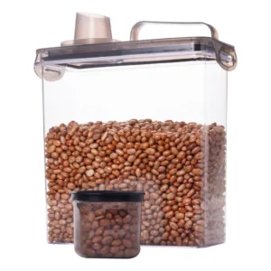 Pote Hermético Multiuso 3l Dosador Mantimentos P/ Cozinha Chumbo