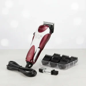 Wahl Magic Clip Maquina De Corte Com Fio Com 8 Pentes Cor Vermelho