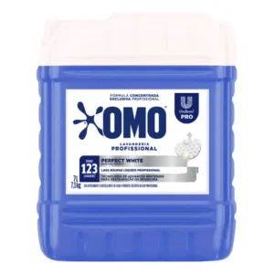 Omo Profissional Perfect White sabão Líquido 7 L rende 123 lavagens