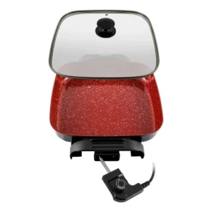 Panela Cerâmica Antiaderente Redstone 1200w 3,5l Britania Preto 220v 60