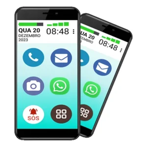 Mamãefone 4g 128gb 4gb Ram Tela Grande 6.5 Redes Sociais Preto