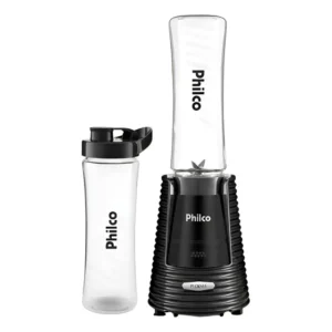 Liquidificador Philco Portátil Preto 400w 2 Squeezes Plq04a Preto 127