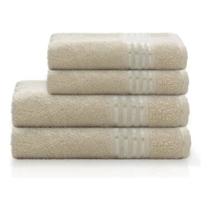 Jogo De Toalha Banho E Rosto 4 Algodão Decor Camesa