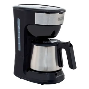 Cafeteira Inox Elétrica 38 Xícaras Black&decker Filtro Cor Preto