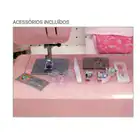 Máquina De Costura 12 Pontos 3112pk Janome Rosa Candy - Imagem 5