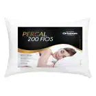 Kit 4 Travesseiro Ortobom Percal 200 Fios 100% Algodão Cor Branco - Imagem 6