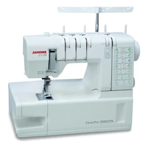 Máquina De Costura Galoneira Janome Cover Pro 2000cpx 220v Branco 220v