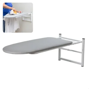 Tábua De Passar Roupa De Parede Machado Casa E Lazer Com Porta-ferro Liso Branco Liso Branco