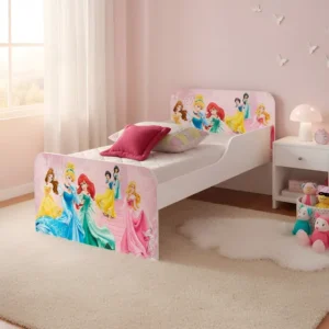 Cama Móveis Para Quarto Crianças Meninas Cor P.2 Princesas2
