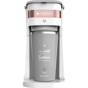 Cafeteira Cadence Rose Gold Com Copo Termico Caf206