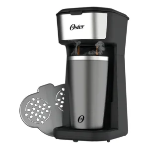 Cafeteira Oster 2day Inox 2 Em 1 Com Copo Térmico 220v Preto/inox 220v
