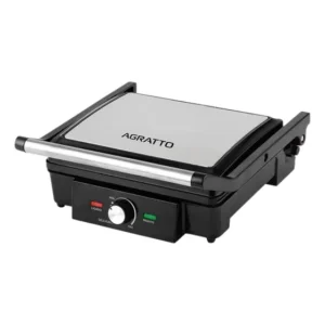 Grill Eletrico Agratto Mr Cheff 220v Inox 750w Antiaderente Preto 220v