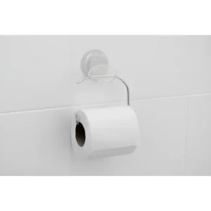 Papeleira Suporte Para Papel Astra C/ Ventosa Cristal