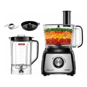 Multiprocessador Turbo Chef 3 Em 1 Mondial 1000W MPB-02-BE