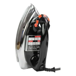 Ferro De Passar Roupa VFA Elétrico Black & Decker Seco Retro Tradicional com Base de Alumínio 1100W