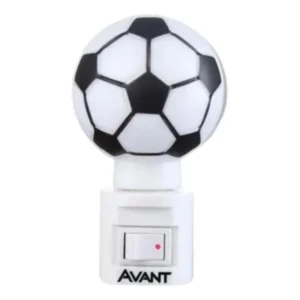 Luminária Noturna Led Abajur De Tomada Amarela Bola Cor da cúpula Branco Cor da estrutura Branco