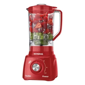 Liquidificador L-99 Turbo Power 2,2l 550w Vermelho Mondial Vermelho 127v
