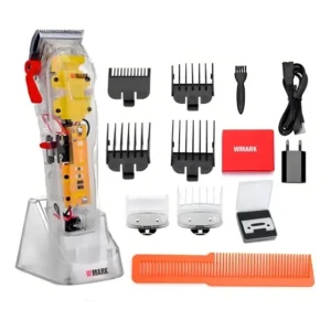 Máquina de Cortar Cabelo Wmark NG108S Transparente 7300RPM Recarregável