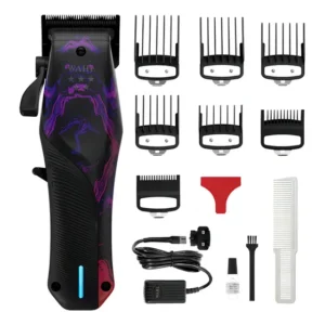 Máquina De Cortar Cabelo Wahl Vapor Bivolt Edição Limitada | Bivolt Bateria De Lítio | Profissional | Lâmina F32 Fadeout | 8000 Rpm