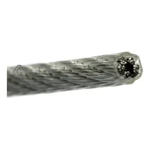 Bobina 100m Varal e Cabo De Aço Revestido Pvc 3,30mm Para Varal ou Para Academia Art Varal B100330