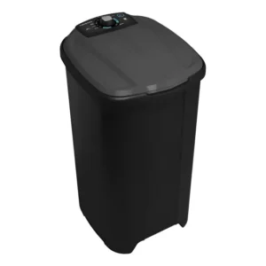 Tanquinho De Lavar Roupa 10kg Semiautomática Com 9 Programas 127v Preto