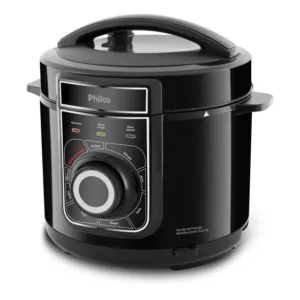 Panela De Pressão Philco Ppp02pi Inox Multifuncional 5l Cor Preto
