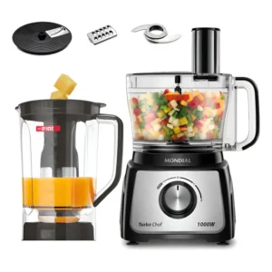 Multiprocessador 5 Em 1 Mondial Turbochef Potência 1000w Loi Preto 127v